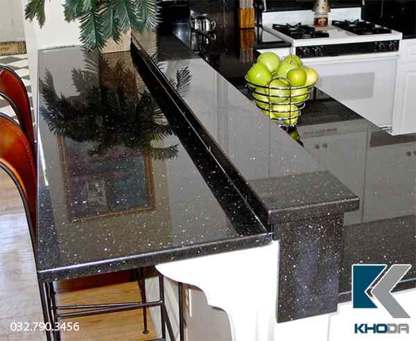 đá ốp bếp xanh xà cừ